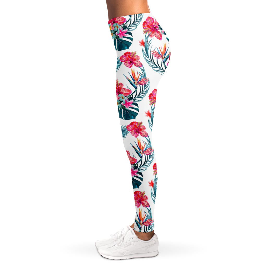 Aloha Hawaii Floral Pattern Print Women's Leggings