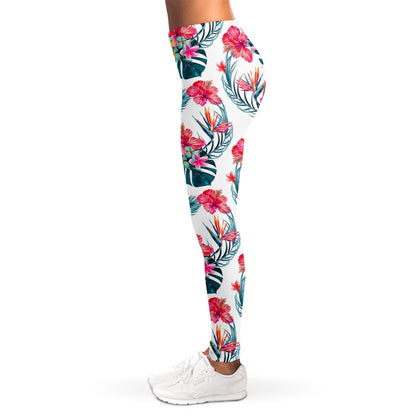 Aloha Hawaii Floral Pattern Print Women's Leggings