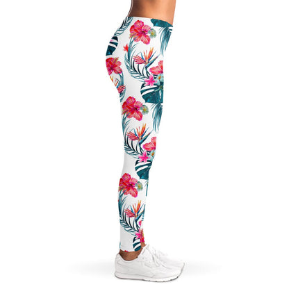 Aloha Hawaii Floral Pattern Print Women's Leggings
