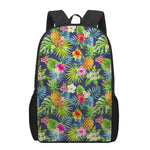 Aloha Hawaii Tropical Pattern Print 17 Inch Backpack