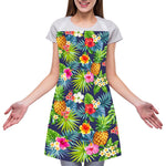 Aloha Hawaii Tropical Pattern Print Adjustable Apron