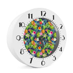 Aloha Hawaii Tropical Pattern Print Alarm Clock