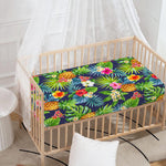Aloha Hawaii Tropical Pattern Print Baby Crib Sheet
