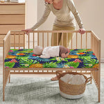 Aloha Hawaii Tropical Pattern Print Baby Crib Sheet