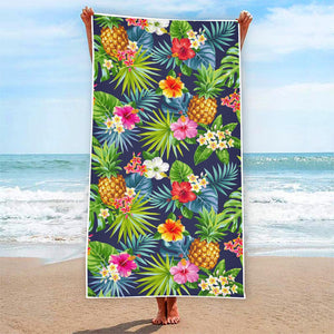 Aloha Hawaii Tropical Pattern Print Beach Towel