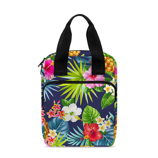 Aloha Hawaii Tropical Pattern Print Bible Tote Bag