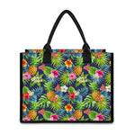 Aloha Hawaii Tropical Pattern Print Canvas Tote Bag