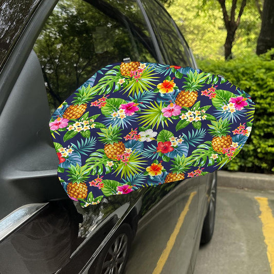 Aloha Hawaii Tropical Pattern Print Car Side Mirror Covers