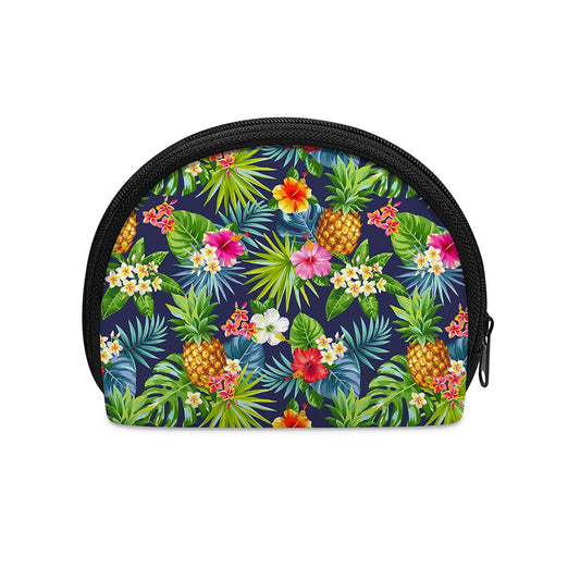 Aloha Hawaii Tropical Pattern Print Coin Purse