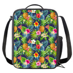 Aloha Hawaii Tropical Pattern Print Crossbody Lunch Bag