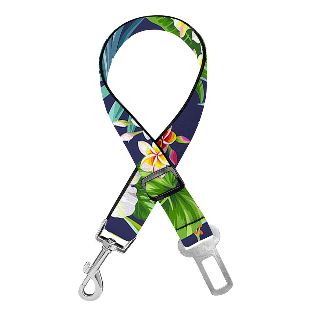 Aloha Hawaii Tropical Pattern Print Dog Seat Belt