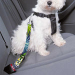 Aloha Hawaii Tropical Pattern Print Dog Seat Belt