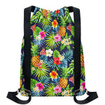 Aloha Hawaii Tropical Pattern Print Drawstring Backpack