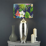 Aloha Hawaii Tropical Pattern Print Drum Lamp Shade
