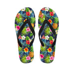 Aloha Hawaii Tropical Pattern Print Flip Flops