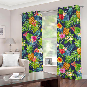 Aloha Hawaii Tropical Pattern Print Grommet Curtains