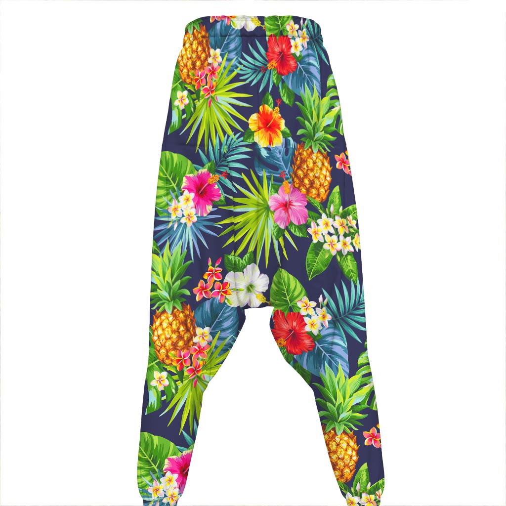Aloha Hawaii Tropical Pattern Print Hammer Pants