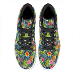 Aloha Hawaii Tropical Pattern Print High Top Leather Sneakers