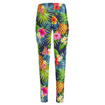 Aloha Hawaii Tropical Pattern Print High-Waisted Pocket Leggings