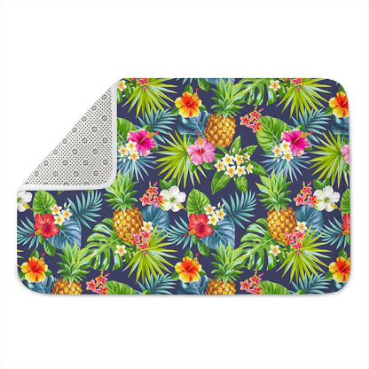 Aloha Hawaii Tropical Pattern Print Indoor Door Mat