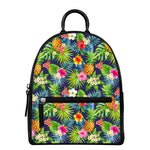 Aloha Hawaii Tropical Pattern Print Leather Backpack