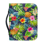 Aloha Hawaii Tropical Pattern Print Leather Bible Cover