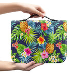 Aloha Hawaii Tropical Pattern Print Leather Bible Cover