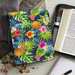 Aloha Hawaii Tropical Pattern Print Leather Bible Cover
