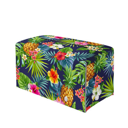 Aloha Hawaii Tropical Pattern Print Leather Tissue Box Cover