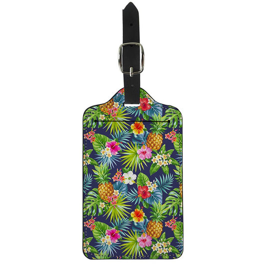 Aloha Hawaii Tropical Pattern Print Luggage Tag