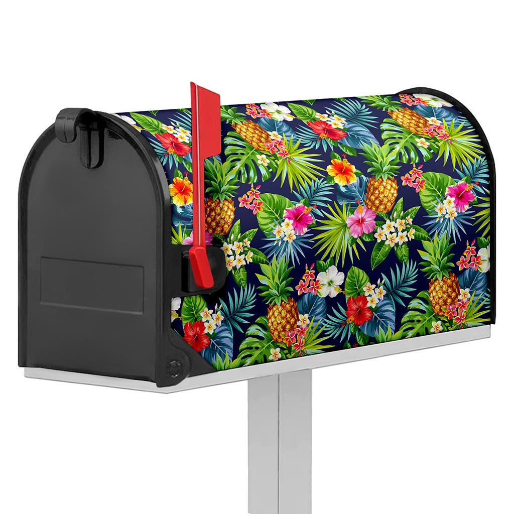 Aloha Hawaii Tropical Pattern Print Mailbox Cover