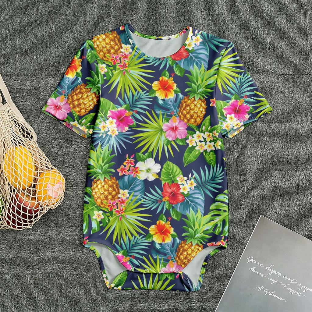 Aloha Hawaii Tropical Pattern Print Men's Bodysuit