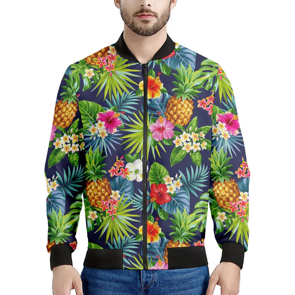 Aloha Hawaii Tropical Pattern Print Men's Bomber Jacket