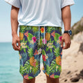 Aloha Hawaii Tropical Pattern Print Men's Cargo Shorts