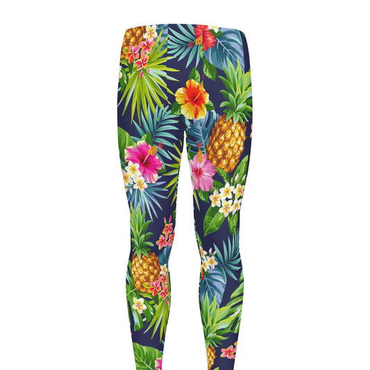 Aloha Hawaii Tropical Pattern Print Men's leggings