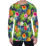 Aloha Hawaii Tropical Pattern Print Men's Long Sleeve T-Shirt