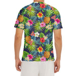 Aloha Hawaii Tropical Pattern Print Men's Short Sleeve Rash Guard