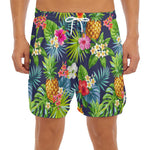 Aloha Hawaii Tropical Pattern Print Men's Split Running Shorts