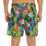 Aloha Hawaii Tropical Pattern Print Men's Split Running Shorts