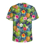 Aloha Hawaii Tropical Pattern Print Men's Sports T-Shirt