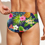 Aloha Hawaii Tropical Pattern Print Men's Swim Briefs