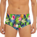 Aloha Hawaii Tropical Pattern Print Men's Triangle Swim Briefs