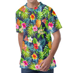 Aloha Hawaii Tropical Pattern Print Men's Velvet T-Shirt