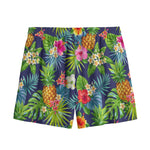 Aloha Hawaii Tropical Pattern Print Mesh Shorts
