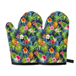 Aloha Hawaii Tropical Pattern Print Oven Mitts