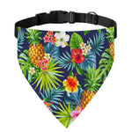 Aloha Hawaii Tropical Pattern Print Over The Collar Dog Bandana