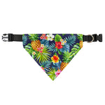 Aloha Hawaii Tropical Pattern Print Over The Collar Dog Bandana