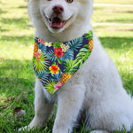 Aloha Hawaii Tropical Pattern Print Over The Collar Dog Bandana
