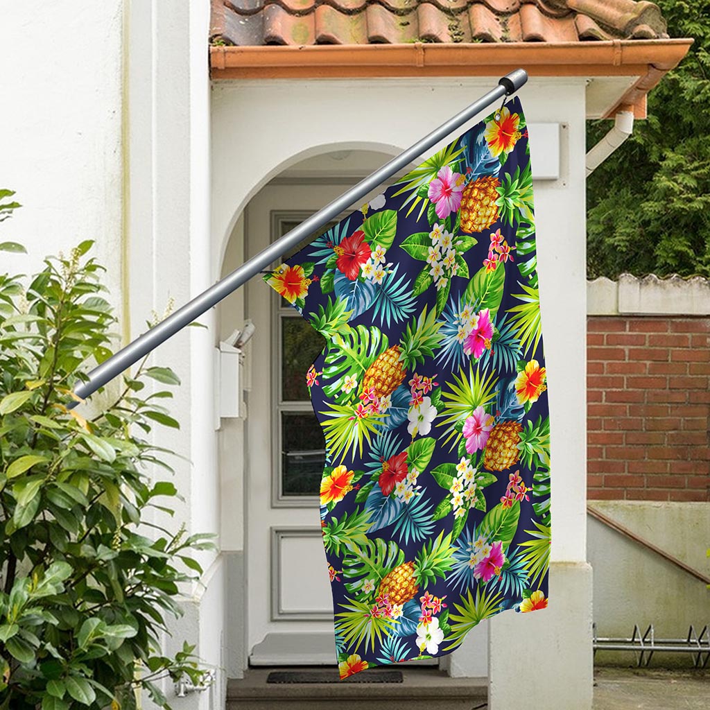 Aloha Hawaii Tropical Pattern Print Polyester Flag