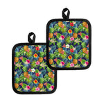 Aloha Hawaii Tropical Pattern Print Pot Holders